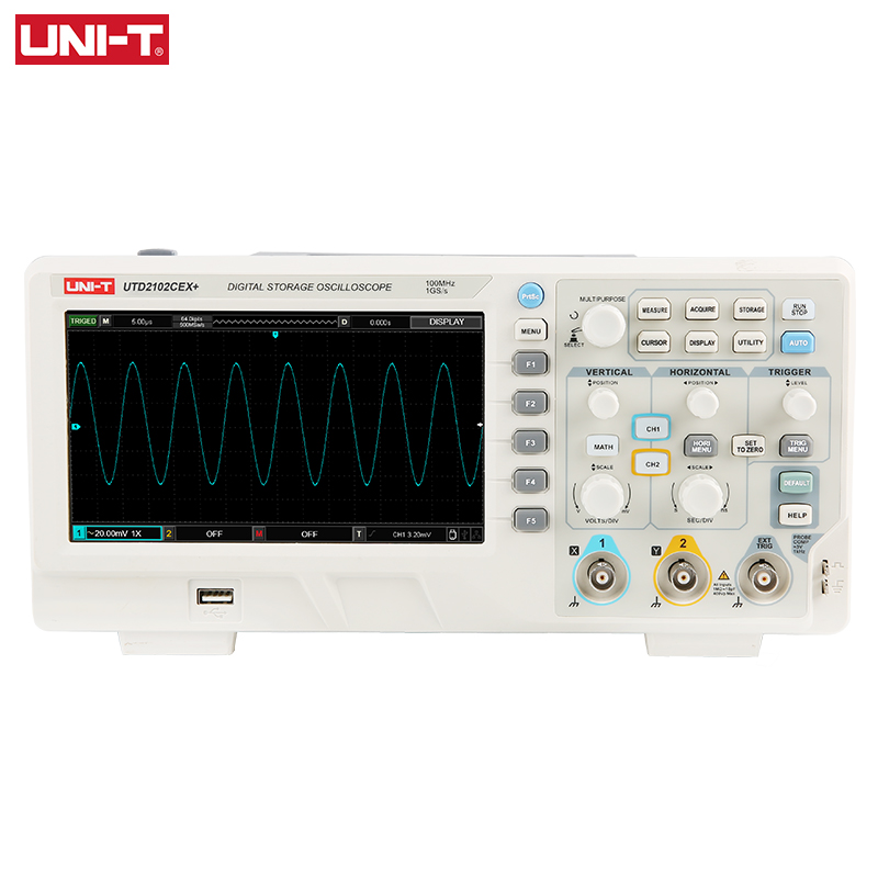 UNI-T UTD2102CEX+ Digital Stor - Digital Storage Oscilloscope 100Mhz recension och pris