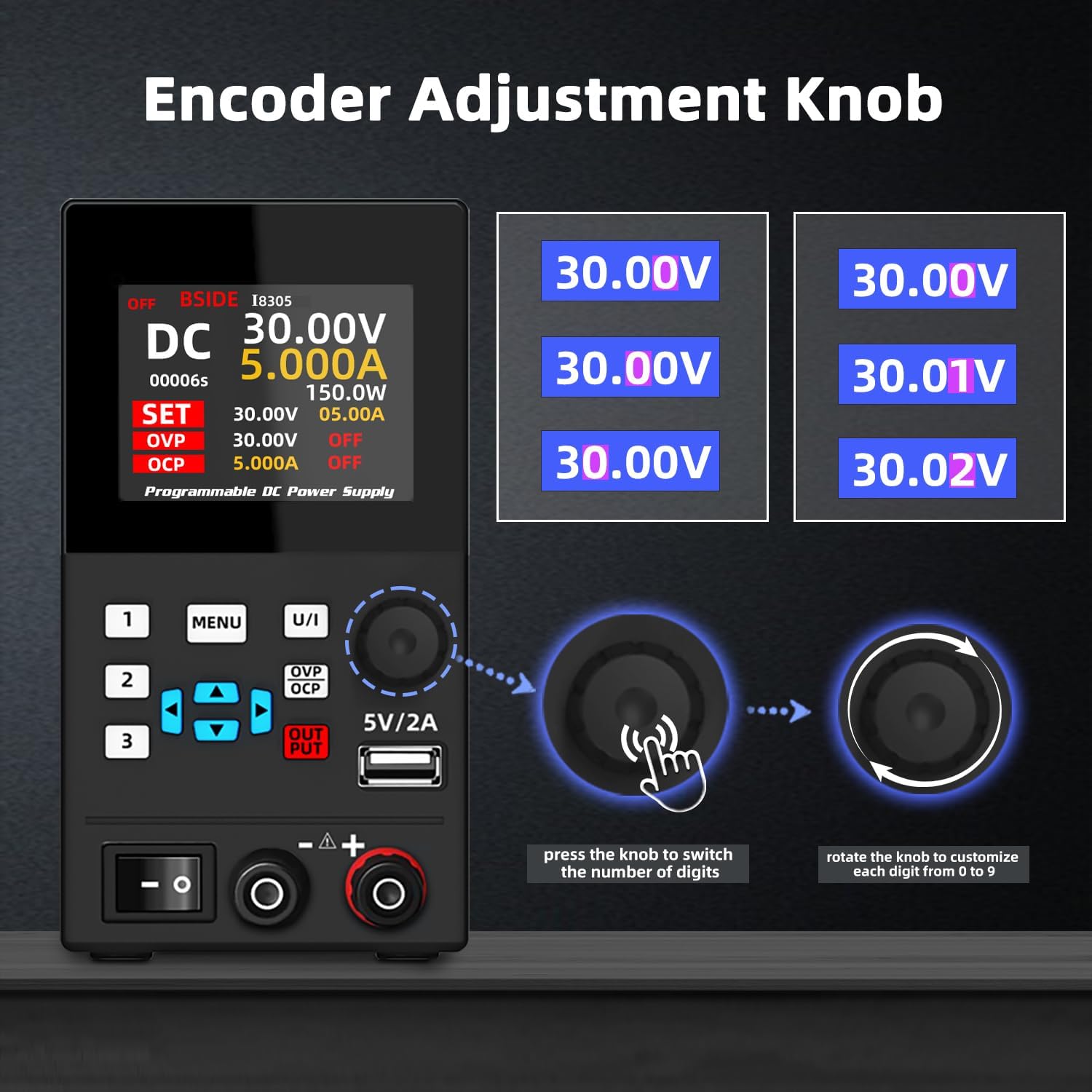 BSIDE DC Laboratory Regulated  - Programmable Dc Power Supply 30V 10A recension och pris