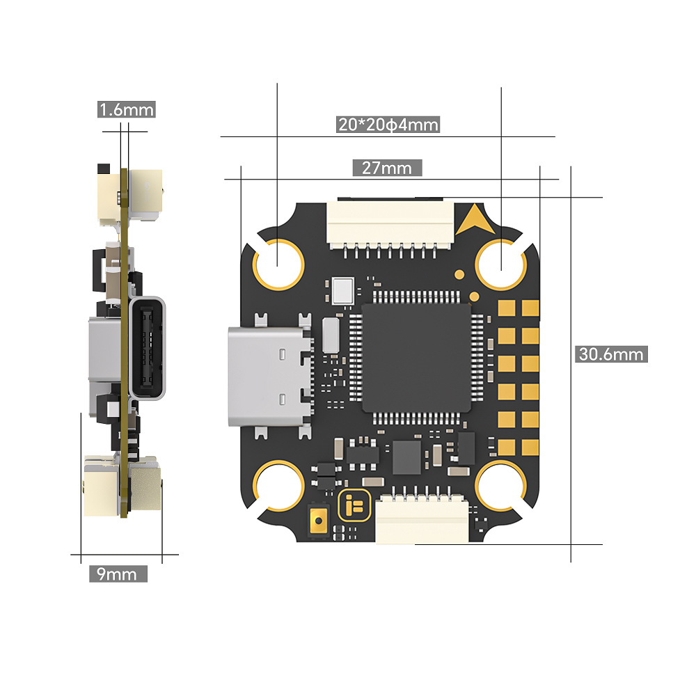 IFlight Borg F7 Mini Stack Bor - Fpv Flight Controller F7 Stack 60A recension och pris