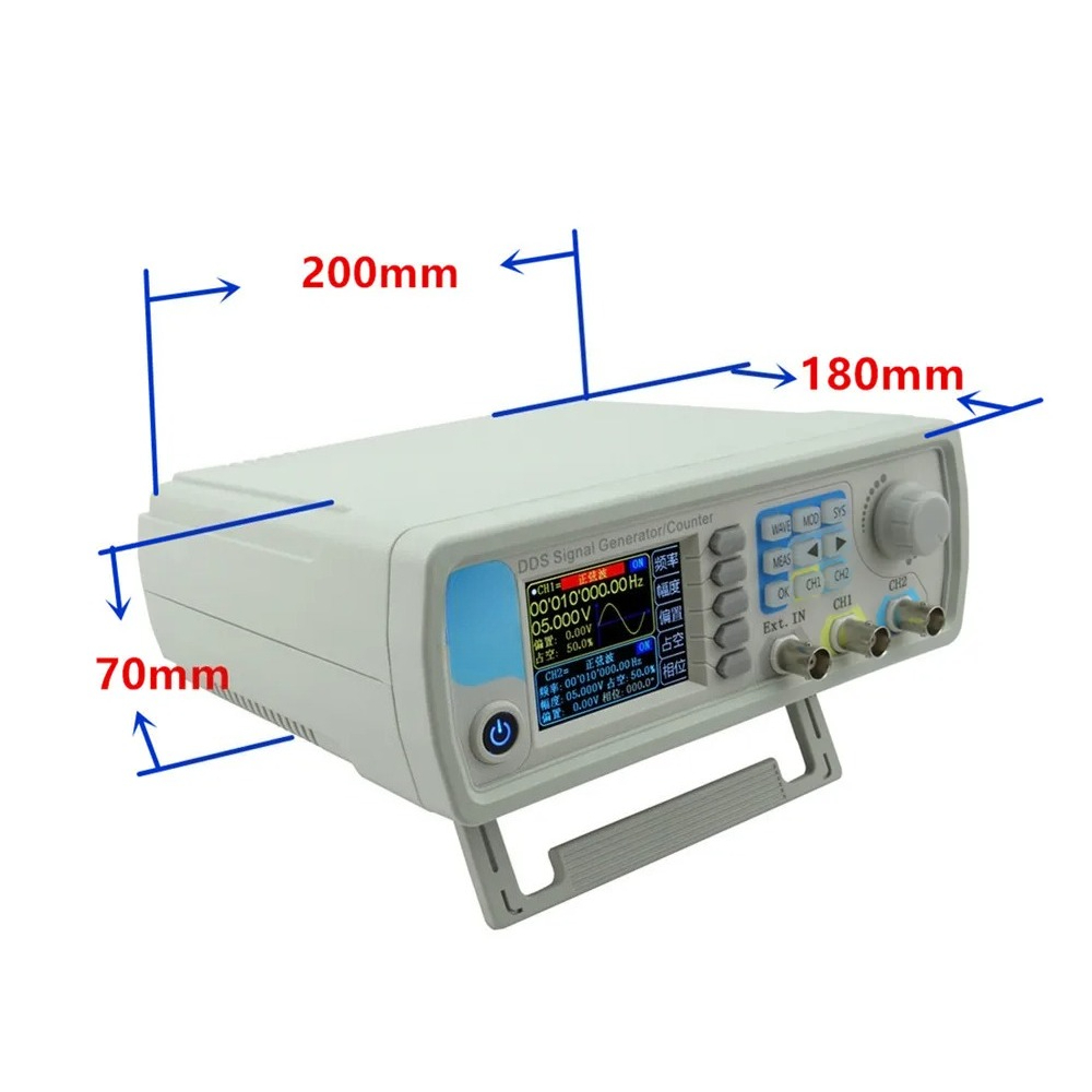 JDS6600 Series 15/30/40/50MHZ  - Function Arbitrary Waveform Generator recension och pris