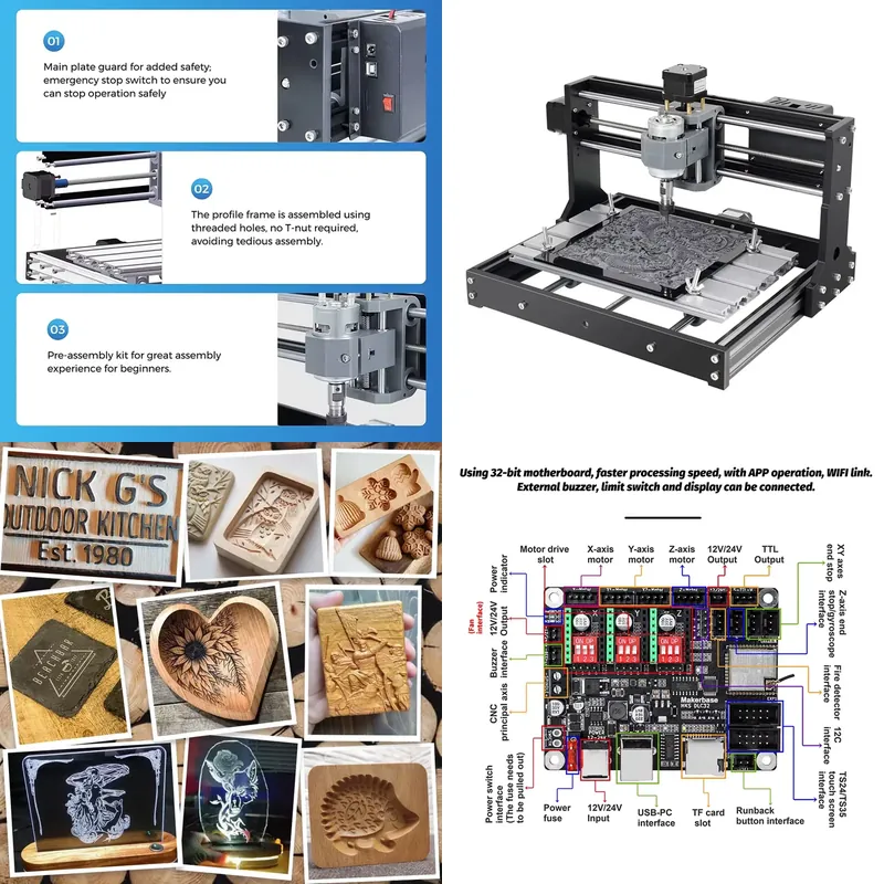 for 3018 Mini CNC Router Machi - Mini Laser Engraver Cnc Router recension och pris