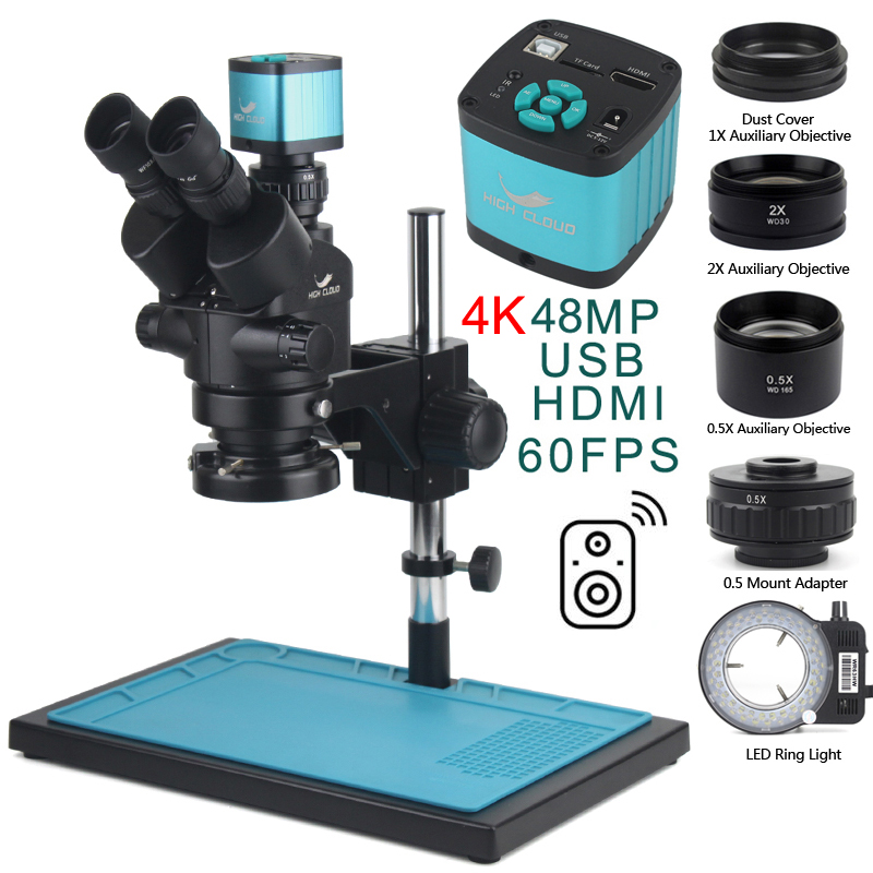 3.5X-90X Simul-Focal Stereo Tr - Stereo Trinocular Microscope Pcb recension och pris