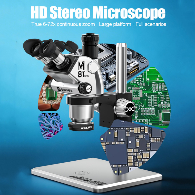 SUNSHINE M8T Ultra Trinocular  - Stereo Trinocular Microscope Pcb recension och pris