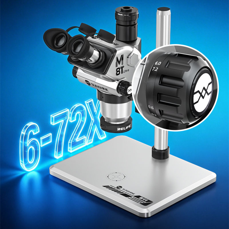 SUNSHINE M8T Ultra Trinocular  - Stereo Trinocular Microscope Pcb recension och pris