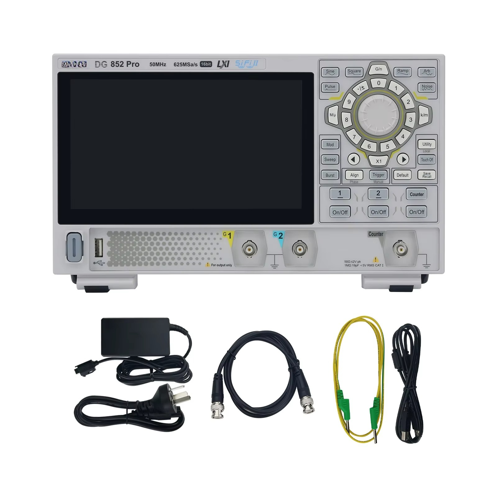 RIGOL DG852 Pro 50MHz Dual Cha - Function Arbitrary Waveform Generator recension och pris