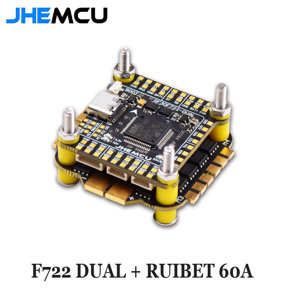 Jhemcu F7 Stack F722 Dual Flig - Fpv Flight Controller F7 Stack 60A recension och pris