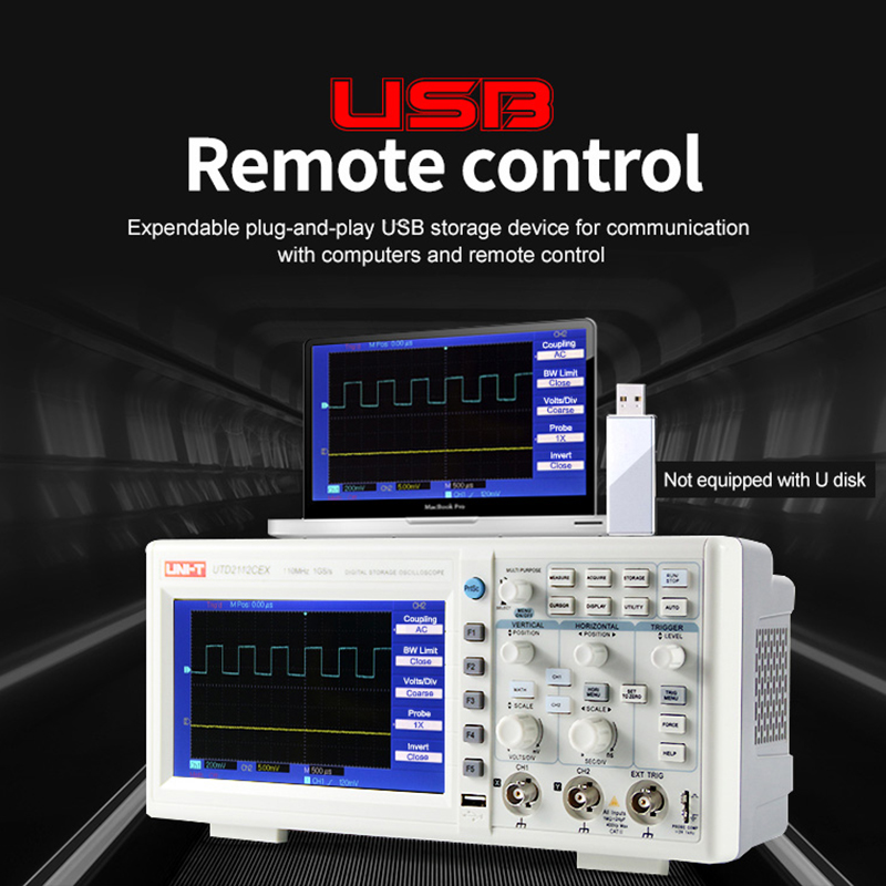 UNI-T Digital Oscilloscope UTD - Digital Storage Oscilloscope 100Mhz recension och pris