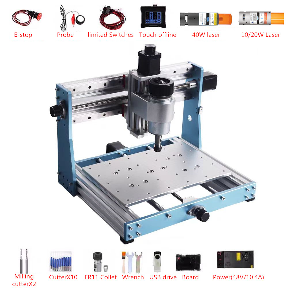 Full Metal Mini CNC Router 302 - Mini Laser Engraver Cnc Router recension och pris