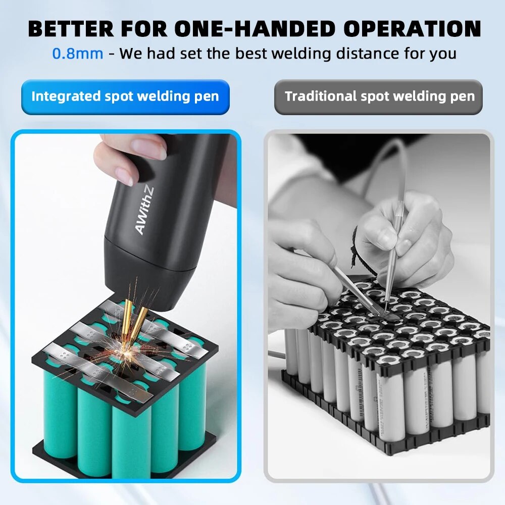 Awithz Portable Battery Spot W - Spot Welder 18650 Battery Pack recension och pris