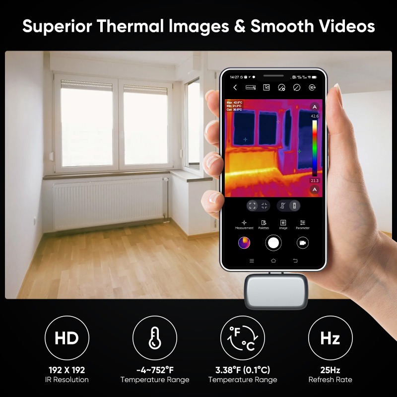 GW192A Thermal Imaging Camera  - Thermal Imaging Camera Pcb Repair recension och pris