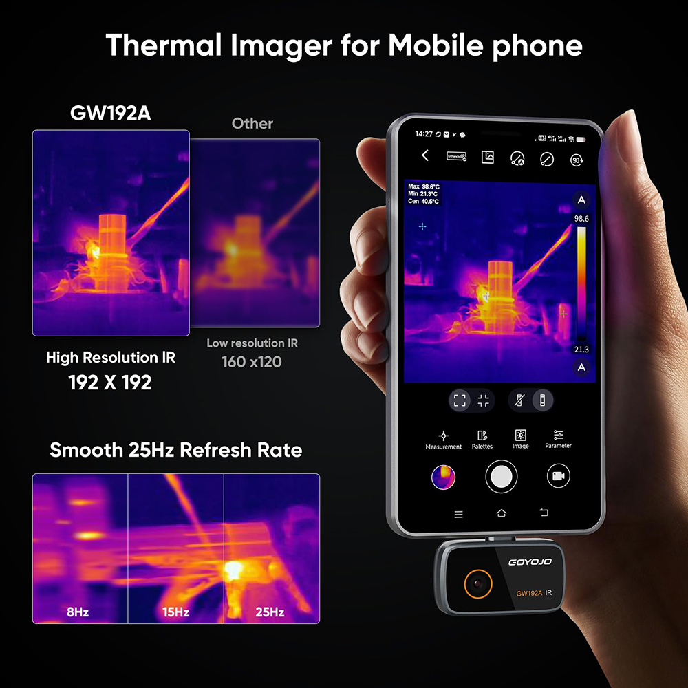 GW192A Thermal Imaging Camera  - Thermal Imaging Camera Pcb Repair recension och pris