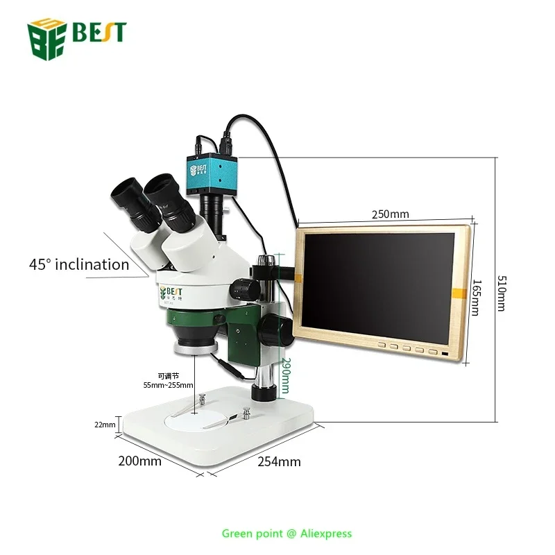 ZS7045 SERIES Stereo Digital Z - Stereo Trinocular Microscope Pcb recension och pris