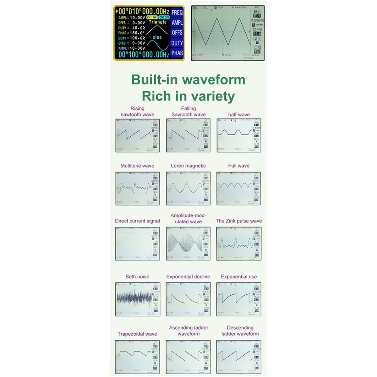 OKgood 2.4 Inch TFT DDS Functi - Function Arbitrary Waveform Generator recension och pris