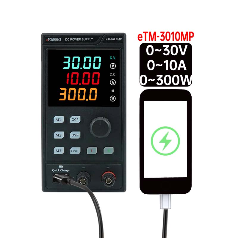 ETOMMENS 30V 10A 300W ETM-3010 - Programmable Dc Power Supply 30V 10A recension och pris